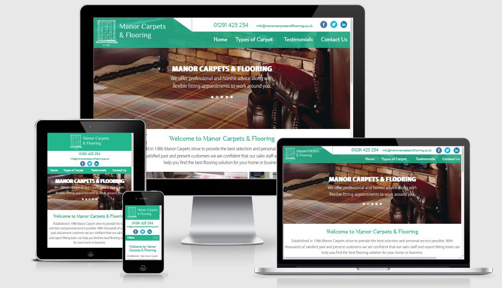 Manor Carpets Website